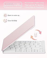 Samsers Foldable Bluetooth Keyboard - Portable