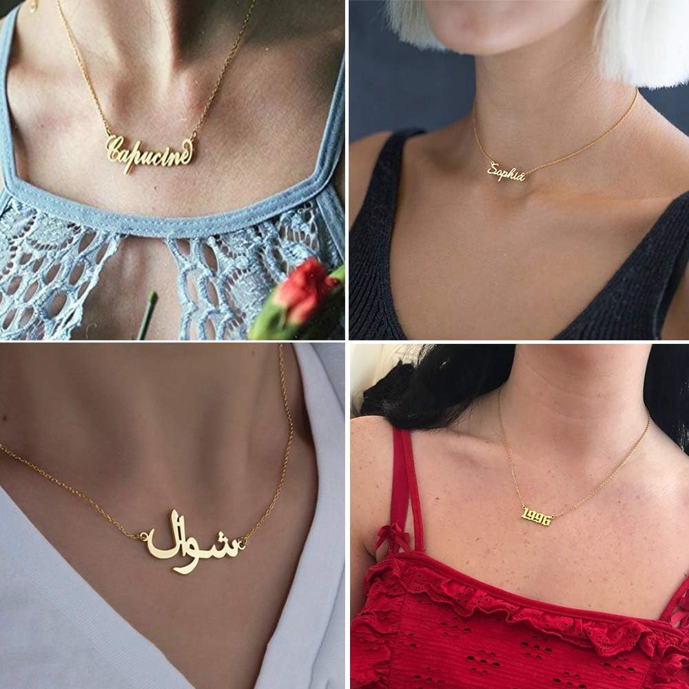 BINKILA Custom Name Necklace 