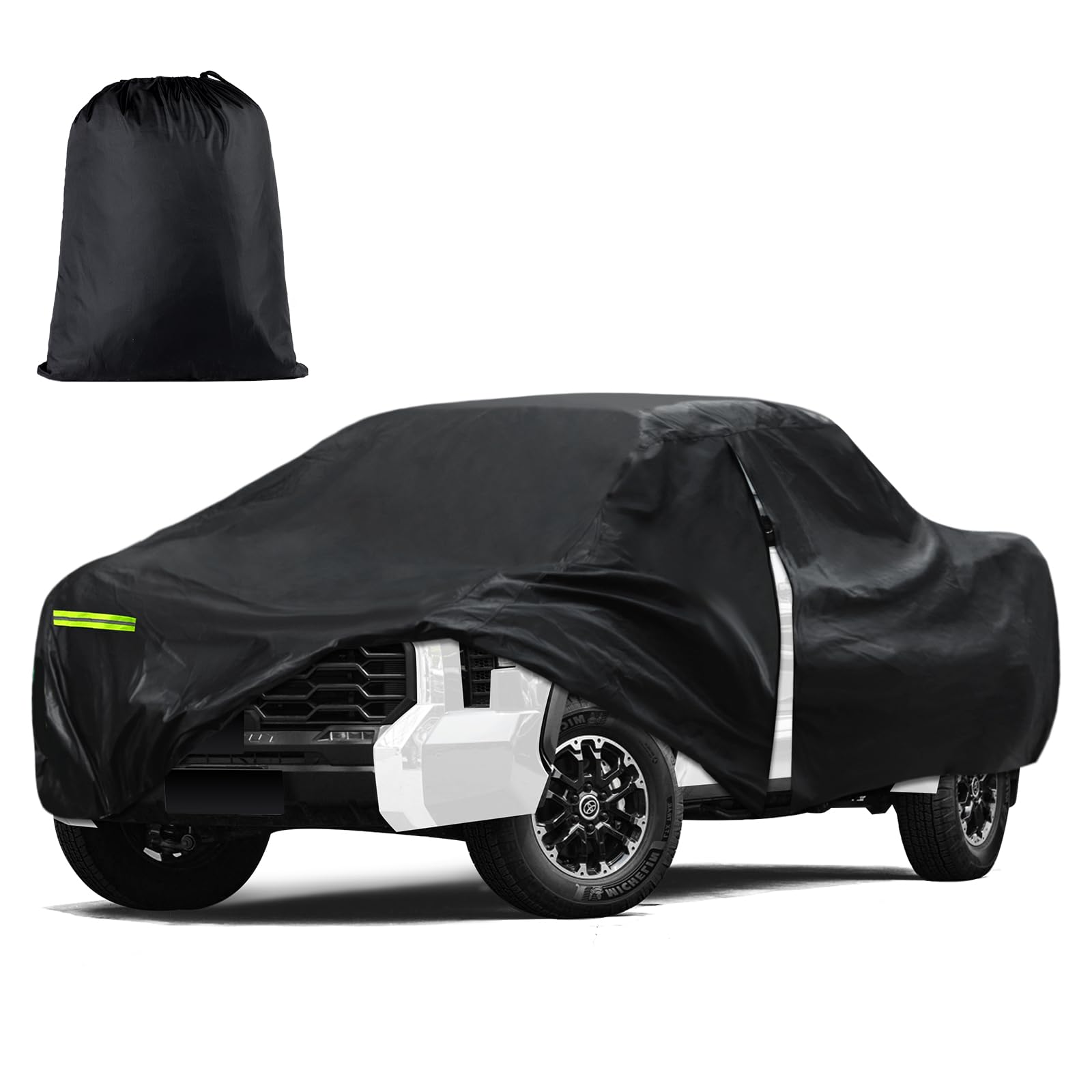 Photo 1 of Car Cover Custom Fit for Toyota Tundra 5.5Ft Bed 2000-2025, Waterproof All Weather for Automobiles Full Exterior Cover Rain Sun Snow Protector with Door Zipper