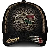 Mexico Hats for Men, Mexico Baseball Cap, Mexican Hat, Mexican Flag Hats | Adjustable baseball cap featuring Mexico-inspired colors and flag-themed details for everyday wear and outdoor activities