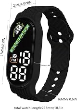 Geteawily Kids Digital Watch Waterproof Touch Screen Accurate Daily Fitness view 4