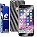 ArmorSuit MilitaryShield Black Carbon Fiber Skin Wrap Film + HD Clear Screen Protector For Apple iPhone 6 Plus/6S Plus (5.5