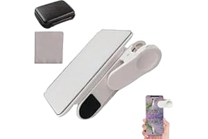Smartphone Camera Reflection Clip, Adjustable Phone Camera Mirror Clip, Cell Phone Mirror Reflector, Photography Accessory