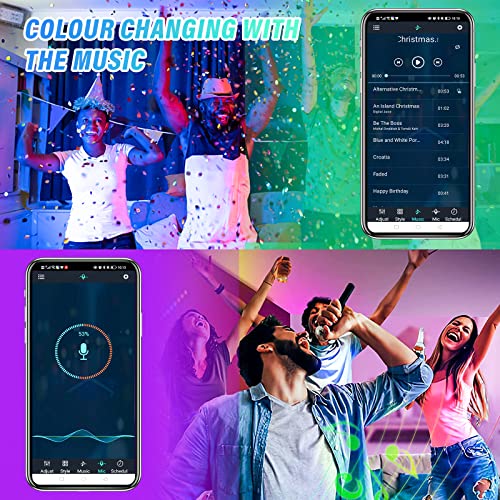 Neon LED Strip 3m, RGBIC Neon LED Streifen mit App-Steuerung, DIY-Farbwechsel Lichtband, Musik Sync,Neon Lichtband für Wohnzimmer, Schlafzimmer, Wand Deko