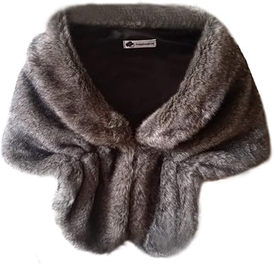 amazon faux fur shawl