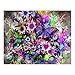 eZAKKA DIY 5D Diamond Painting by Number Kits, 10x8 Inches Flower Diamond Art Kits Crystal Rhinestone Embroidery Pictures Full Square Drill for Adults Home Wall Decor