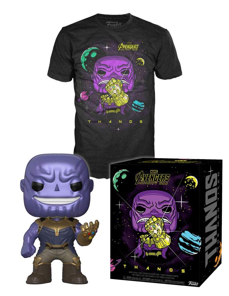 MARVEL - Boxed T-Shirt POP + POP - Infinity War Thanos (L)