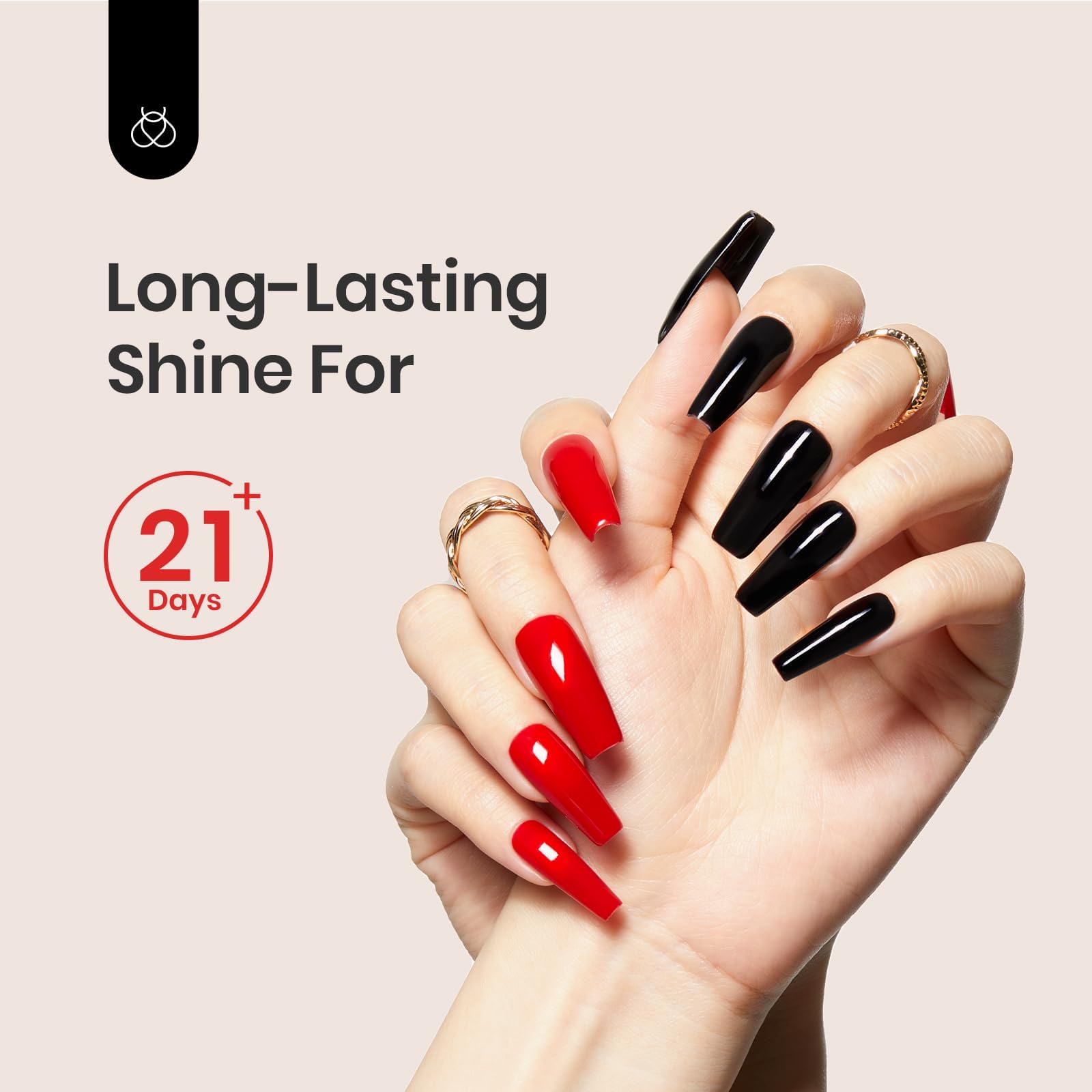 beetles Gel Polish Beetles 2 Pcs 15ml No Wipe Gel Top Coat and Base Coat Set - Shine Finish and Long Lasting Soak Off LED Nail Lamp Gel Base Top Coat Finish Nail Art Design Manicure Gifts for Women