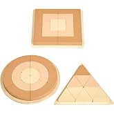 Excellerations Wooden Attribute Puzzle Collection - Set of 3