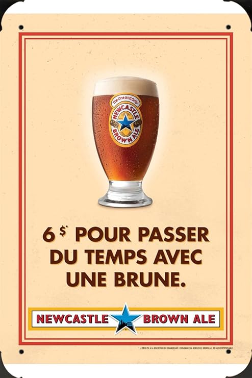 Newcastle Brown Ale No Bollocks 5 Metall Poster Blechschild Wandschild 20x30cm Amazon De Kuche Haushalt