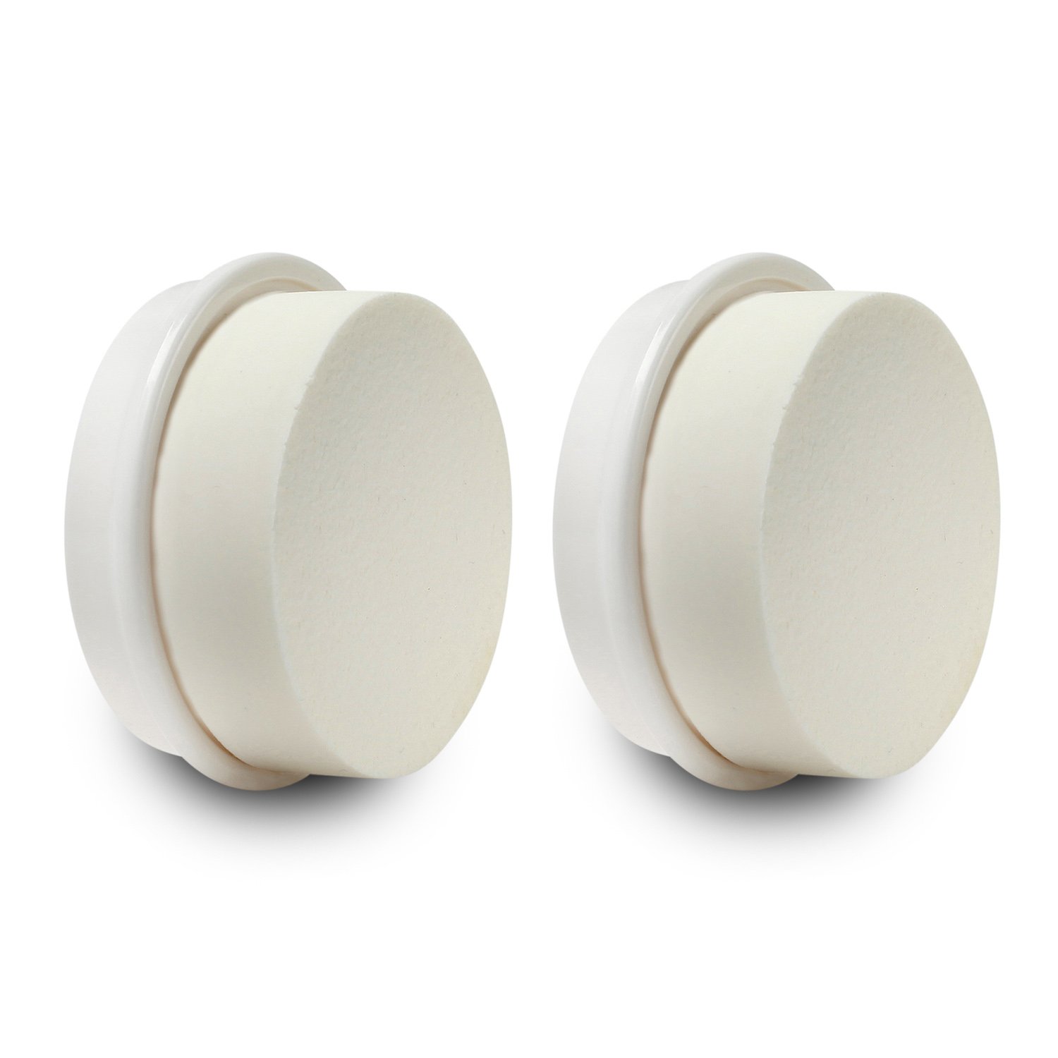 Fancii Facial Brush Replacement Heads (Pack of 2) (Daily Radiance Foam Brush)
