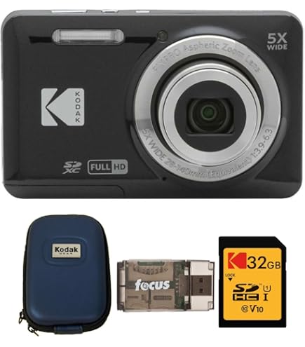 Amazon.com : Kodak PIXPRO Friendly Zoom FZ55 Digital Camera (Black