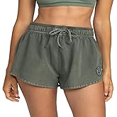 Roxy Women's Beach Shorts – Loose Fitted, Elastic Waist Drawcord Swim Shorts, Quick-Dry Board Shorts
