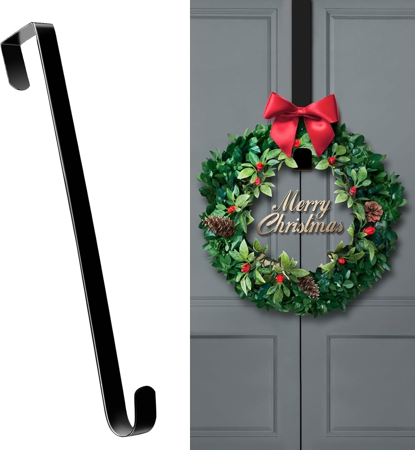 Wreath Hangers - Wreath Hangers for Front Door, 14