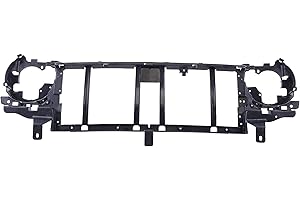 JustDrivably Front Header Panel Grille Grill Opening Nose Panel Headlamp Headlight Mounting Panel Compatible With Jeep Liberty 2002 2003 2004