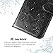 OCASE Galaxy S6 Edge Plus Case Leather Wallet Flip Case For SAMSUNG Galaxy S6 Edge Plus - Black