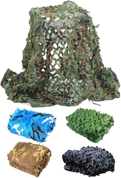 Qjifangzyp Red De Camuflaje 3D, 2x2 M, Protector Solar, Red ...