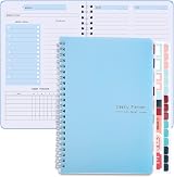 Thboxes Weekly Planner Notebook A5 Spiral Undated 52 Week Goals Habit Tracker view 8