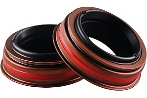 68304271AA Front Inner Axle Seal Kit 2 Pack Front Drive Axle Output Seal Kit Fit for Jeep Wrangler JK JKU TJ Rubicon 2013-201