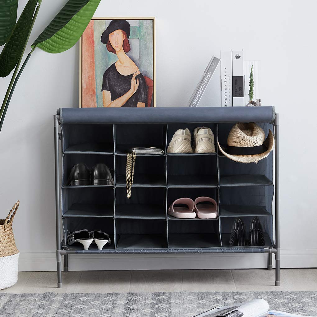 Best Standing, Covered Shoe Rack
