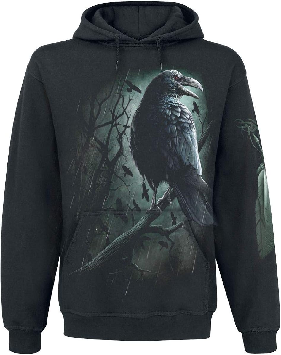 Amazon.com: Spiral Shadow Raven Hoodie 