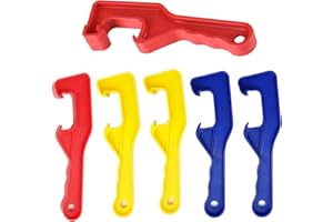 AEIMIAIDE 6 Pieces Plastic Bucket Lid Opener, 5 Gallon Paint Can Opener Bucket Opener, Bucket Opener Tool Bucket, Remover Wre