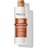 Mizani Press Agent Sulfate-Free Conditioner - Detangles Hair For Heat Styling, Blowout & Silk Press and Seals Hair From Humidity, Thermal Smoothing With Argan Oil