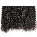 Klaiyi Hair 10A Brazilian Curly Hair Weave 3 Bundles 12 14 16Inch Virgin Human Hair Extensions Unprocessed Natural Color 95-100g/pc