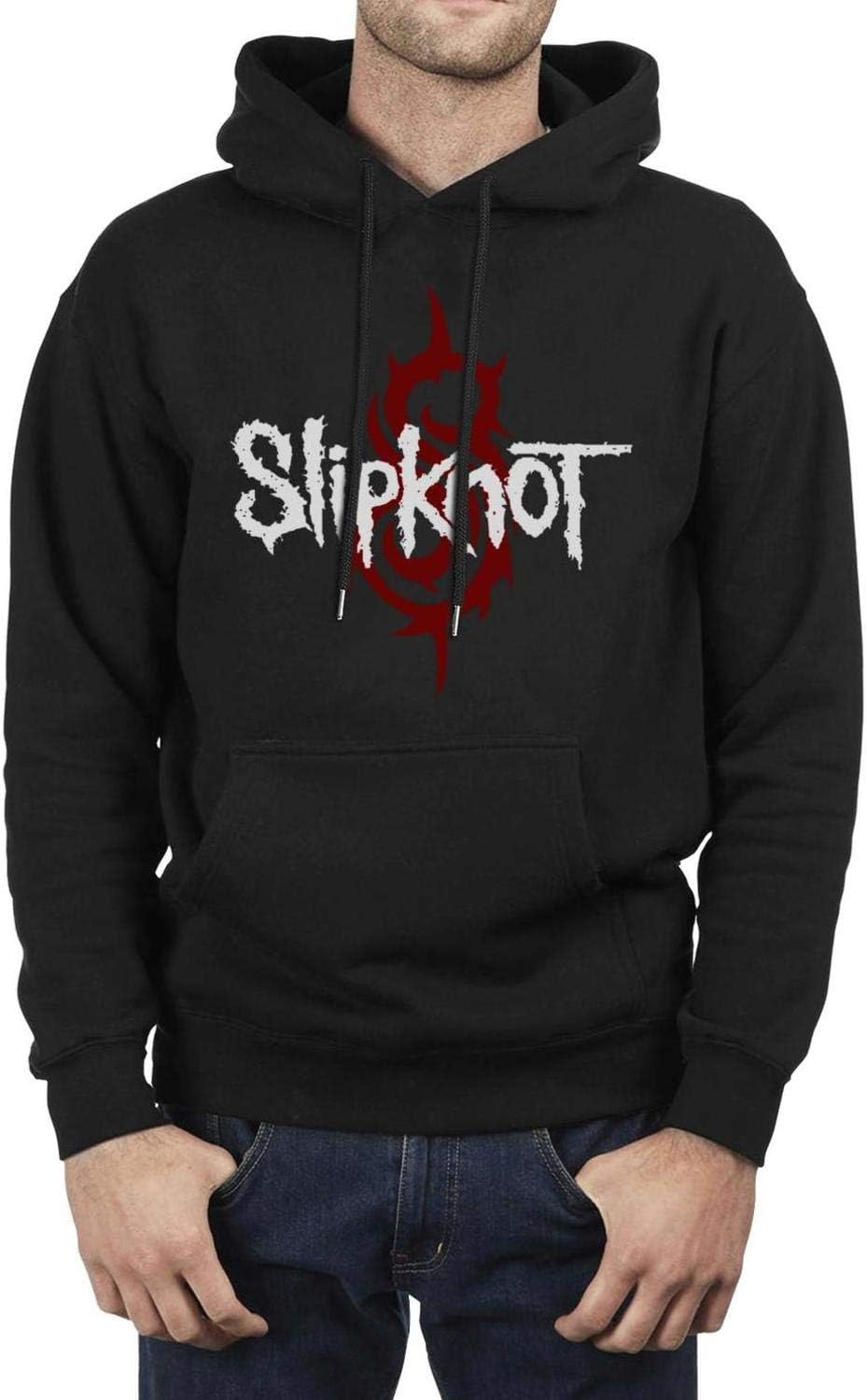 Young Men Hoodie Sweatshirt Heavy-Metal-Band-Slipknot- Fleece Long Sleeve