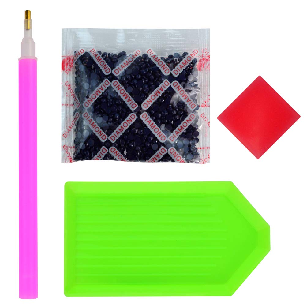 5D Diamond Painting Malerei DIY Schöne Stickerei Malerei Crystal Strass Stickerei Kreuzstich für Wohnzimmer, Schlafzimmer, Arbeitszimmer usw. Haus Dekor Stickvorlage Kreuzstich Stickbild 30x30cm