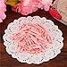 DECORA100 Pieces 1.25 Inch Mini Pink Clothespins for Baby Shower Party Game Favors