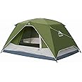 Camping Tent with Rainfly, 2/4/8 Person Tent,Waterproof Windproof Family Tent with Mesh Windows, Easy Set Up for Hiking and O