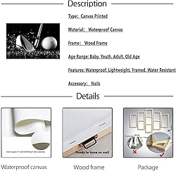 Golf Wall Art Golf Ball Picture Canvas Prints Golf