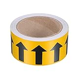 PATIKIL Flow Arrow Tape, Polyethylene Pipe Marking