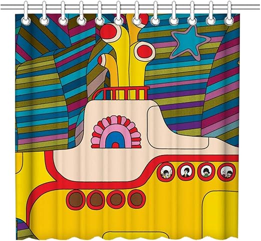Amazon Com Occigant Kids Shower Curtain Beatles Beetle Rock