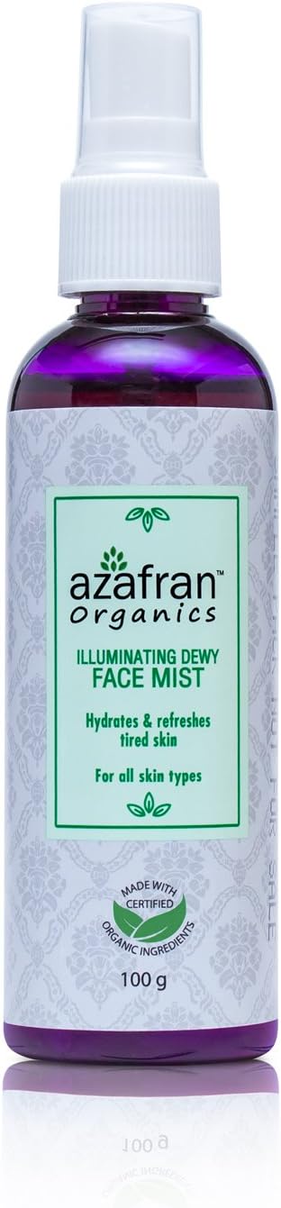 AzafranOrganics Illuminating Dewy Face Mist, 100 g