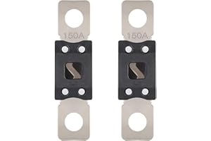 VEXUNGA Mega Fuse 150A MEGA/AMG/ANM Screw Fuse 150 Amp 150Amp High Current Strip Bolt-on Fuses for Cars (Pack of 2pcs)