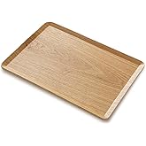 Kyvita Wooden Trays for Eating, Decorative Serving Trays for Party, Great for Tea Tray, Bar Tray, Breakfast Tray - 11 x 14 Inch