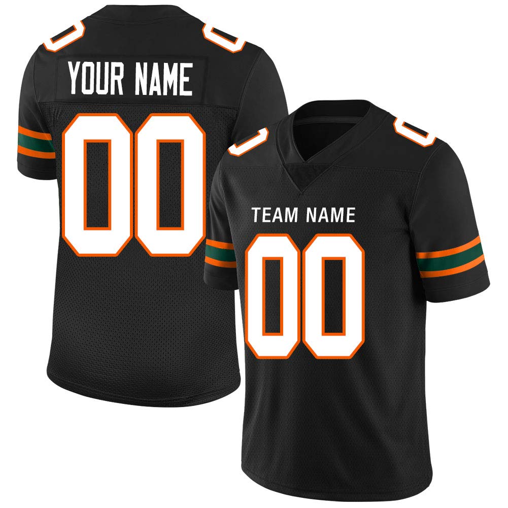 Custom College Football Jerseys Mesh Team Uniforms Personalized Printed