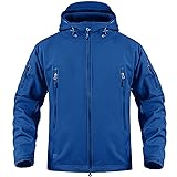 CRYSULLY Men's Hooded Tactical Jacket Military Soft