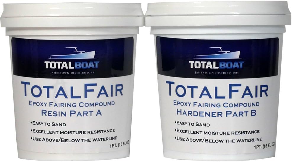 TotalBoat TotalFair Marine Epoxy Fairing Compound for Fiberglass, Wood, Aluminum and Steel