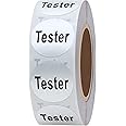 Amazon.com : Hybsk Clear Cosmetic Tester Labels 20mm Round Total 500 ...