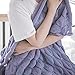 yashidali Wearable Mermaid Tail Blanket Crochet, All Seasons Warm Knitted Bed Blankets Sofa Living Room Quilt for Kids and Adults, Fish-Scales Pattern, 76.8