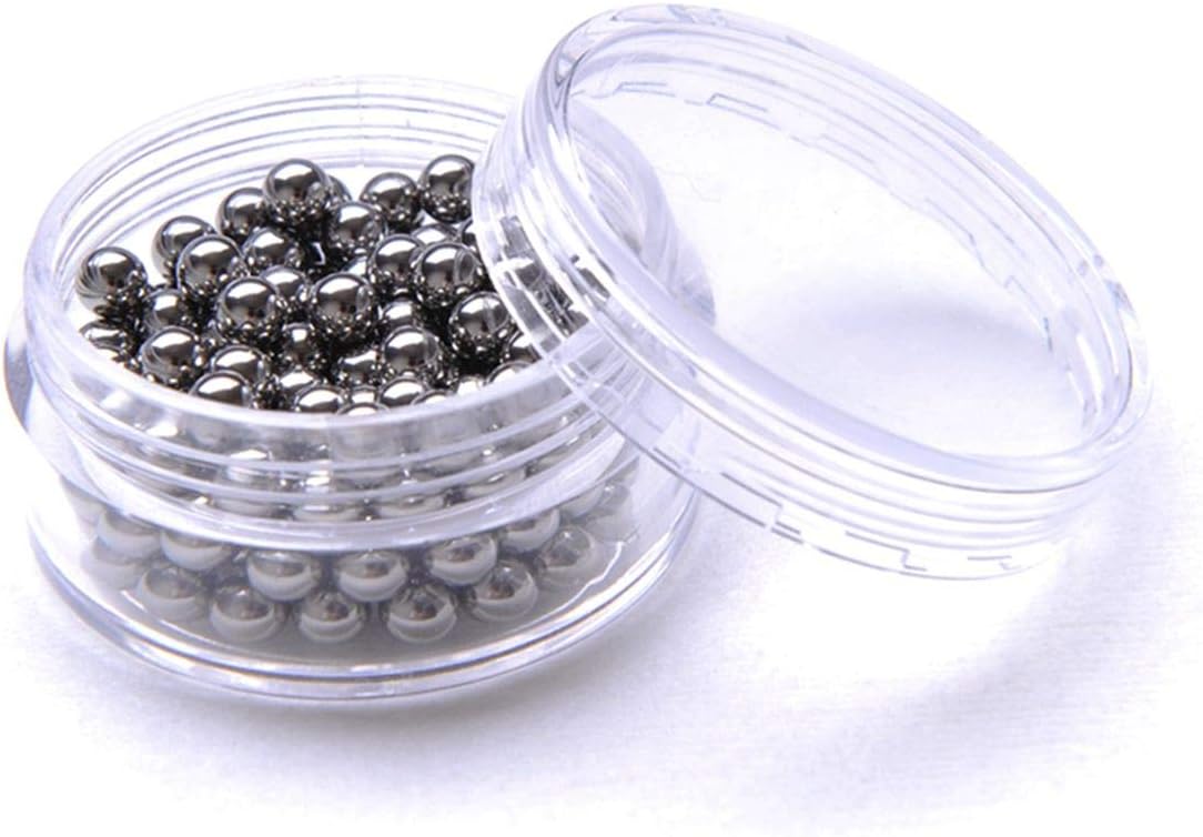 TIANOR Food Safe Reusable Stainless Steel Cleaning Balls, Bottle Cleaning Beads for Decanters, Glasses, Glassware, Flasks, Vases, Ceramic, Porcelain - Cleaning Pellets