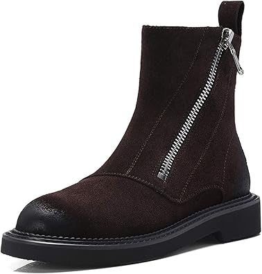 suede motorcycle boots