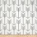 Premier Prints Arrow White/Cool Grey Fabric By The Yard