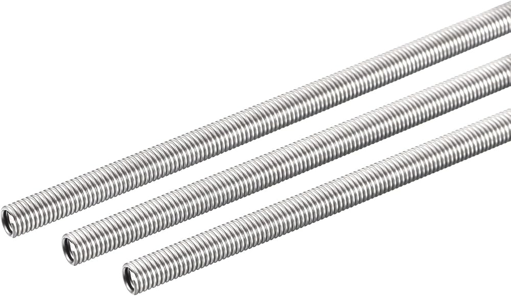 sourcing map 3pcs Furnace Heating Element Coil 7.35x830mm Cr25Ni20 Resistance