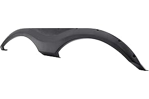Tough Grade Tandem Fender Skirt | 68" x 10 ½" x 4 ½" | Black ABS Plastic | Flared Textured Design | Made in USA | Fits Grand Design (1)