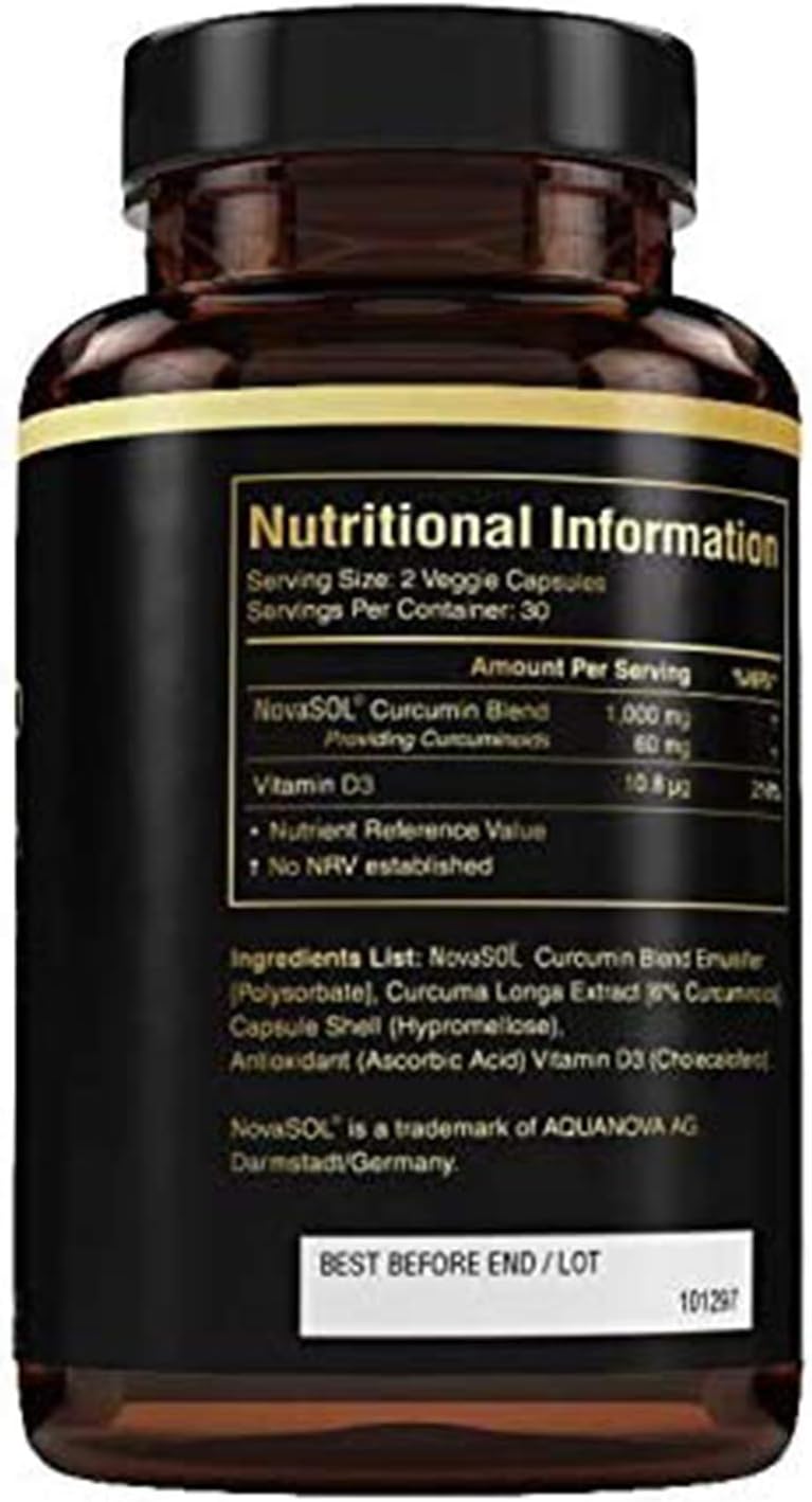 Optisorb Liquid Curcumin with Vitamin D - 60 Liqcaps, 60 count (Pack of 1) - Image 3