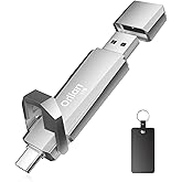 Orlian 1TB External Portable SSD USB Solid State Drive Up to 1000MB/s USB 3.2 Gen 2 Dual Drive Type C + USB A Solid State Thumb Drive for Phone/Android Laptops/Windows/Mac, Silver